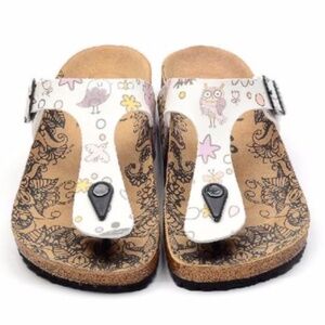 Sandal with Birds - Calceo Line of Goby Shoes